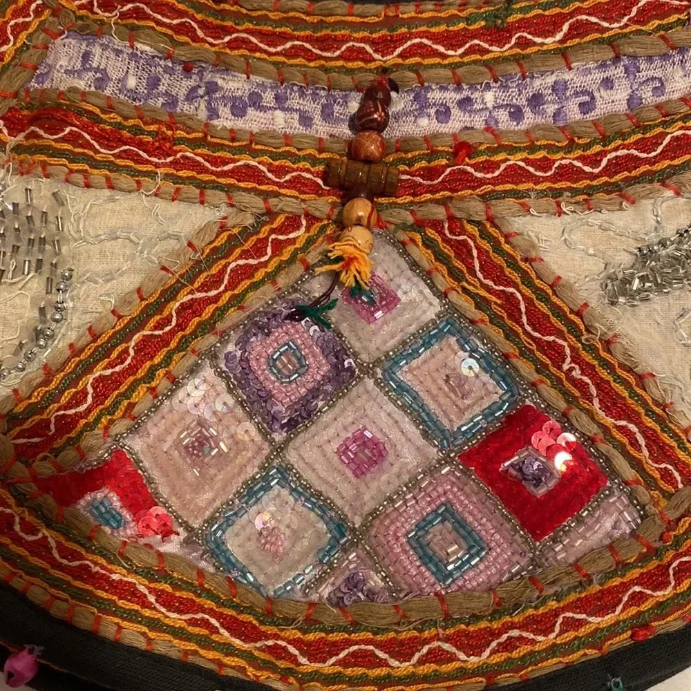 HOBO SEQUINS COLORFUL BELL BAG FABRIC LIGHT WEIGHT
